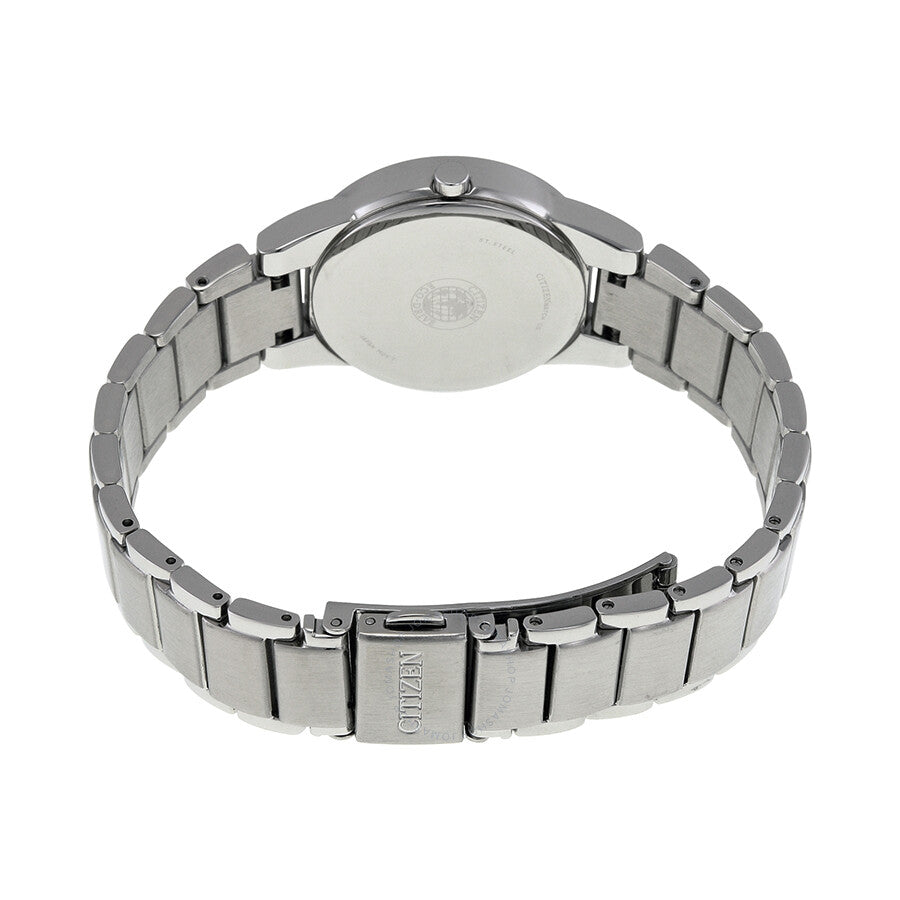 Citizen Axiom Eco-Drive Silver Dial Stainless Steel Ladies Watch GA1050-51A - Dawson Watches #3