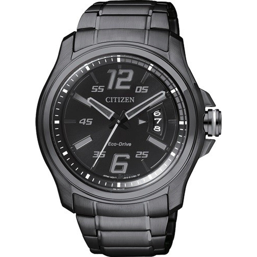 Citizen Black Dial Eco-Drive Men's Watch AW1354-58E - Dawson Watches