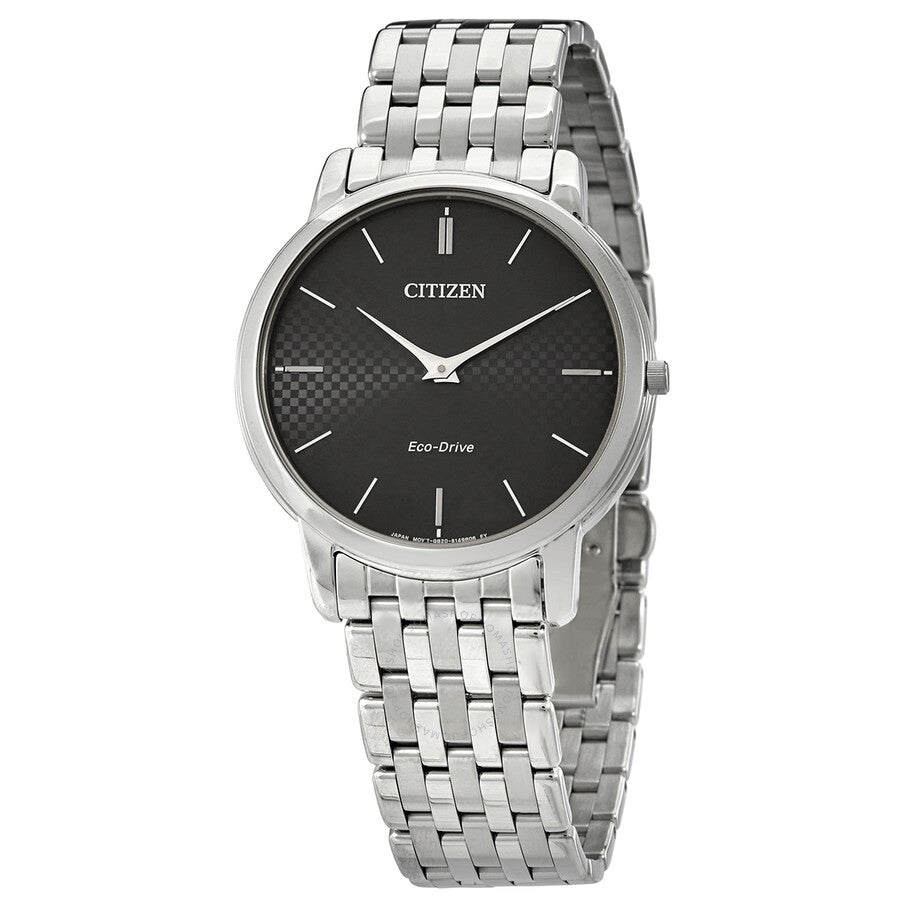 Citizen Black Dial Stainless Steel Men's Watch AR1130-81H - Dawson Watches