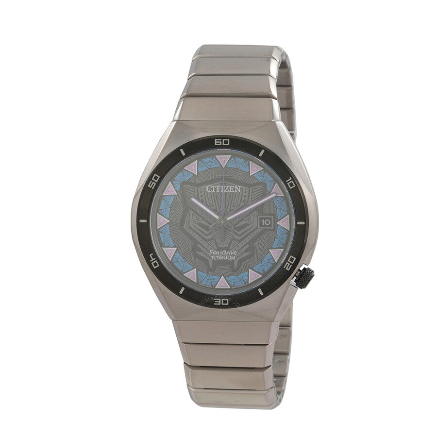 Citizen Black Panther Eco-Drive Black Dial Men's Watch AW1668-50W - The Watches Men & Co