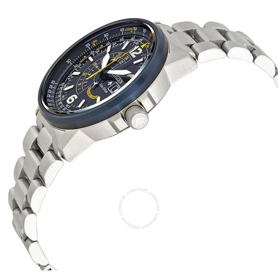 Citizen Blue Angels Promaster Nighthawk Eco-Drive Blue Dial Men's Watch BJ7006-56L - Dawson Watches #2