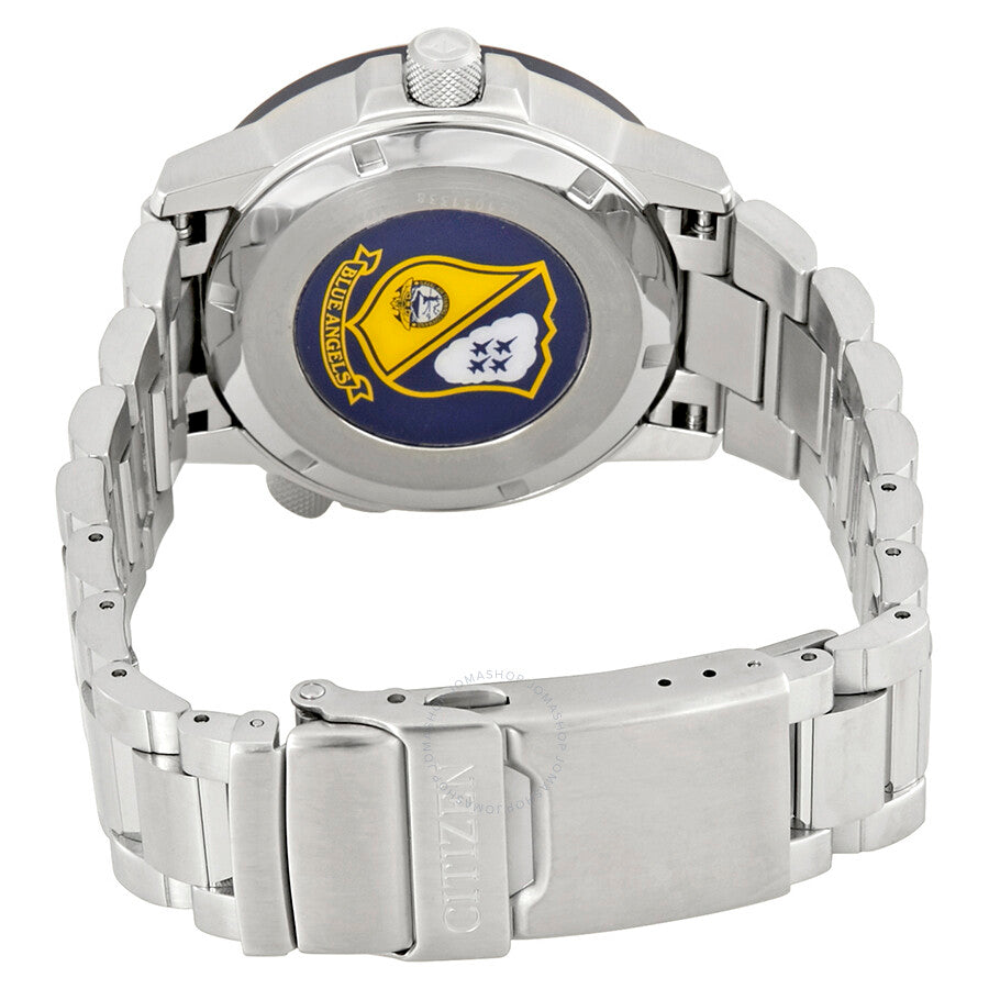 Citizen Blue Angels Promaster Nighthawk Eco-Drive Blue Dial Men's Watch BJ7006-56L - Dawson Watches #3