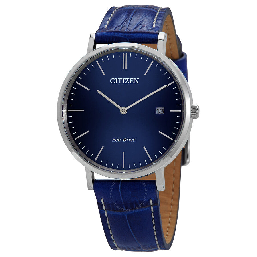 Citizen Blue Dial Blue Leather Men's Watch AU1080-11L - Dawson Watches
