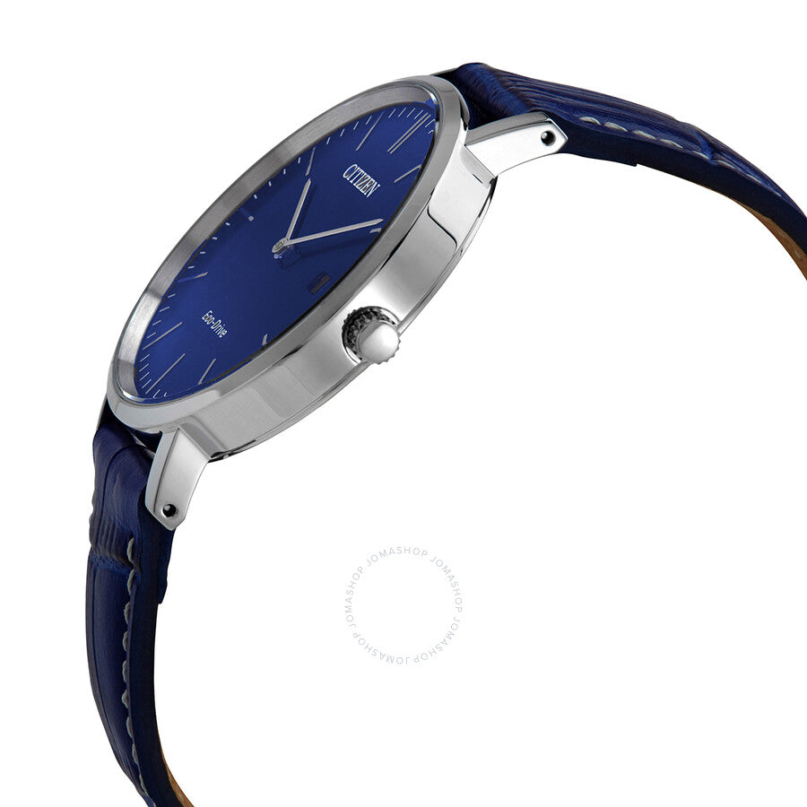 Citizen Blue Dial Blue Leather Men's Watch AU1080-11L - Dawson Watches #2