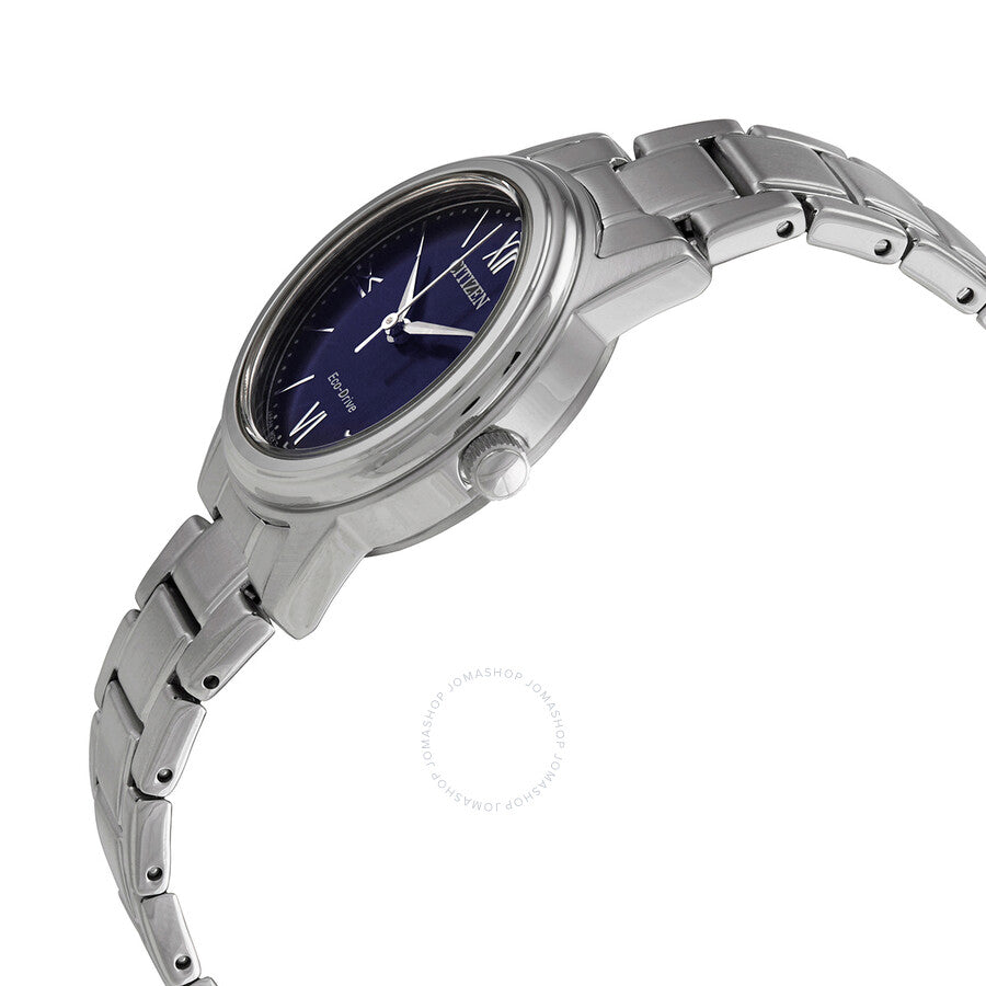 Citizen Blue Dial Stainless Steel Ladies Watch FE1220-89L - Dawson Watches #2