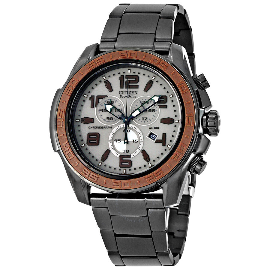 Citizen BRT Chronograph Charcoal Dial Men's Watch AT2278-58H - Dawson Watches