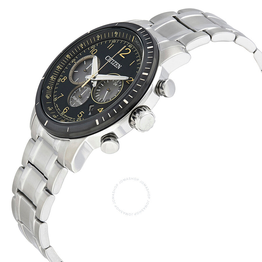 Citizen Brycen Chronograph Black Dial Men's Watch CA4358-58E - Dawson Watches #2