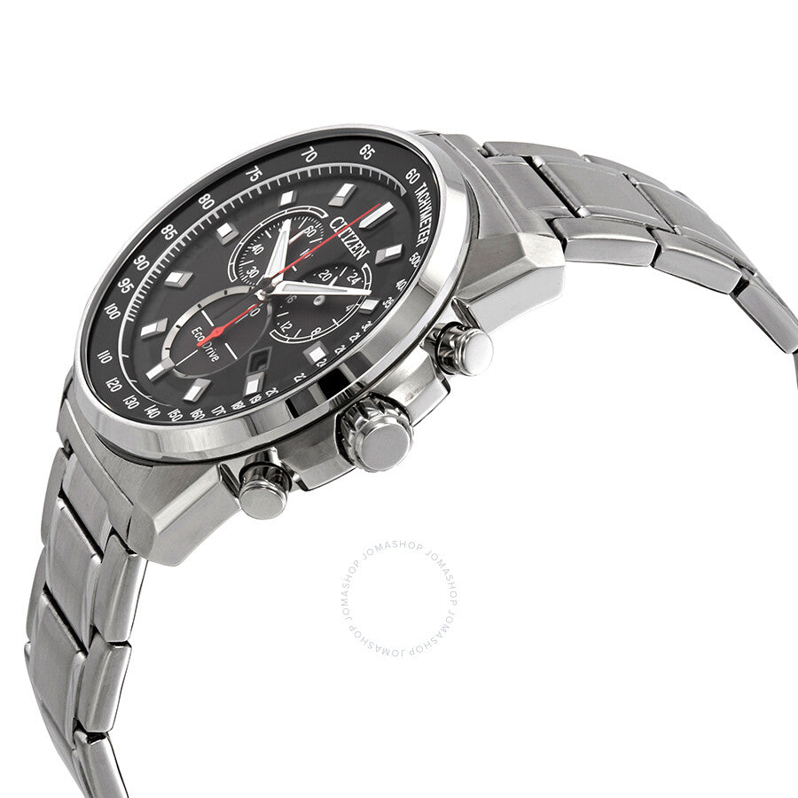 Citizen Brycen Chronograph Black Dial Men's Watch AT2370-55E - Dawson Watches #2