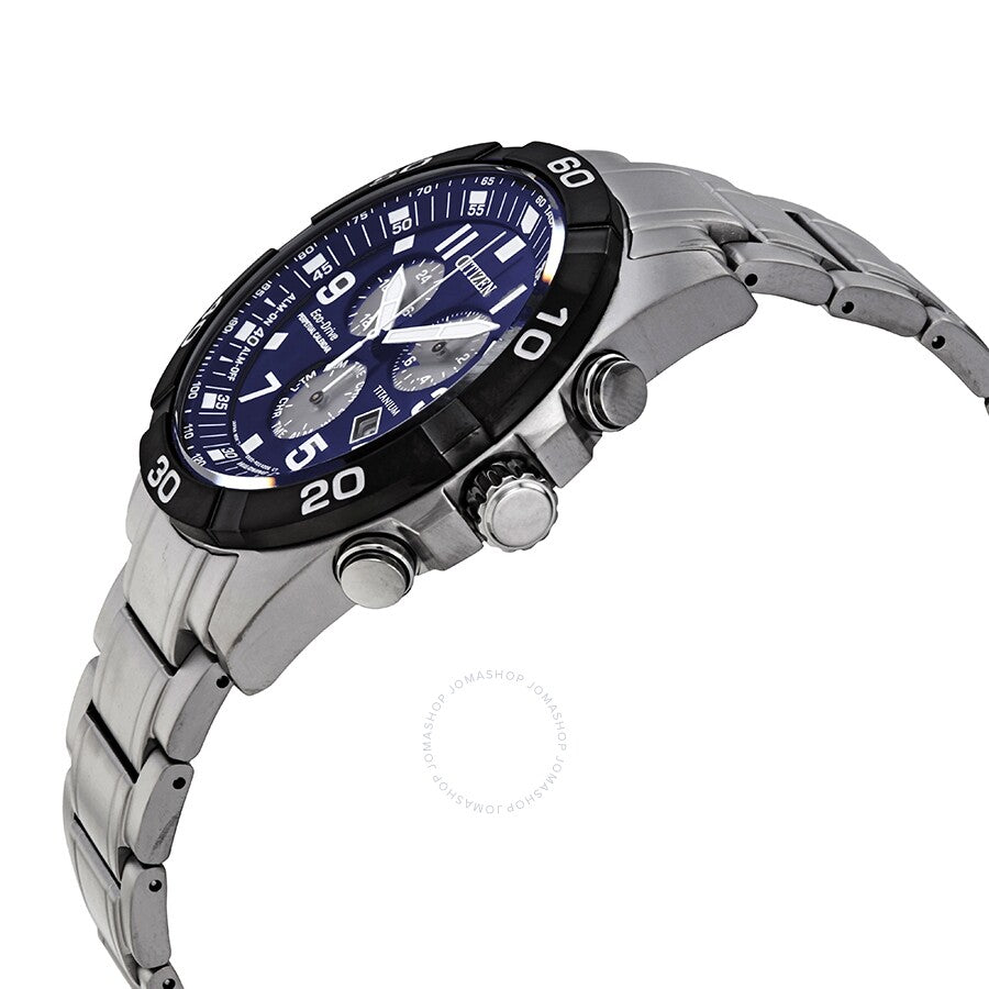 Citizen Brycen Perpetual Chronograph Blue Dial Men's Watch BL5558-58L - Dawson Watches #2