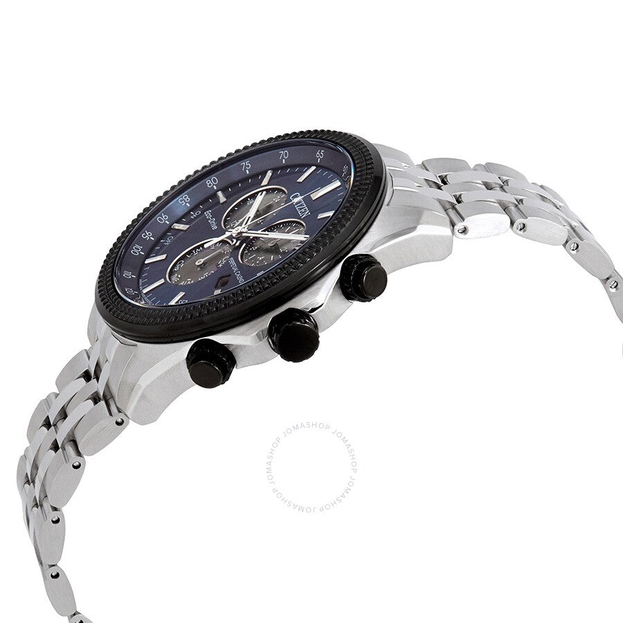 Citizen Brycen Perpetual Chronograph Blue Dial Men's Watch BL5568-54L - Dawson Watches #2