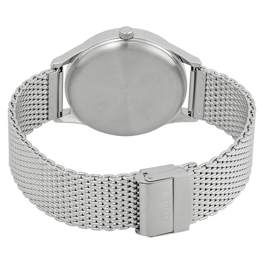 Citizen BTW Blue Dial Stainless Steel Mesh Men's Watch BV1110-51L - Dawson Watches #3