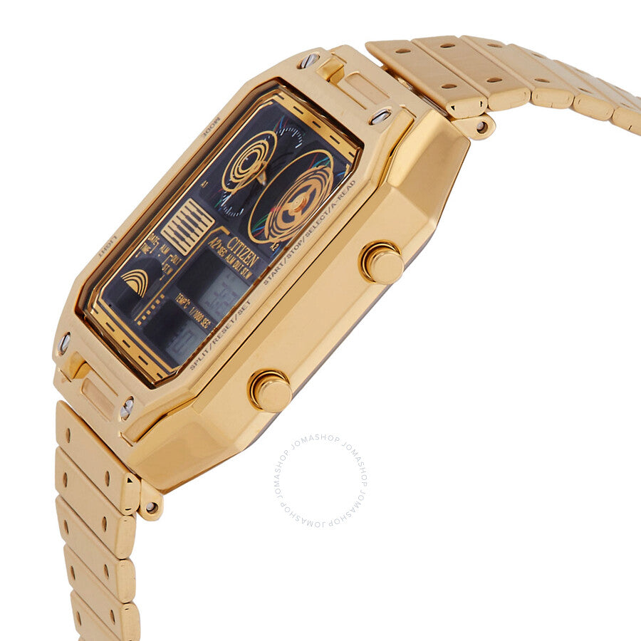 Citizen C-3PO Perpetual Quartz Analog-Digital Black Dial Men's Watch JG2123-59E - Dawson Watches #2