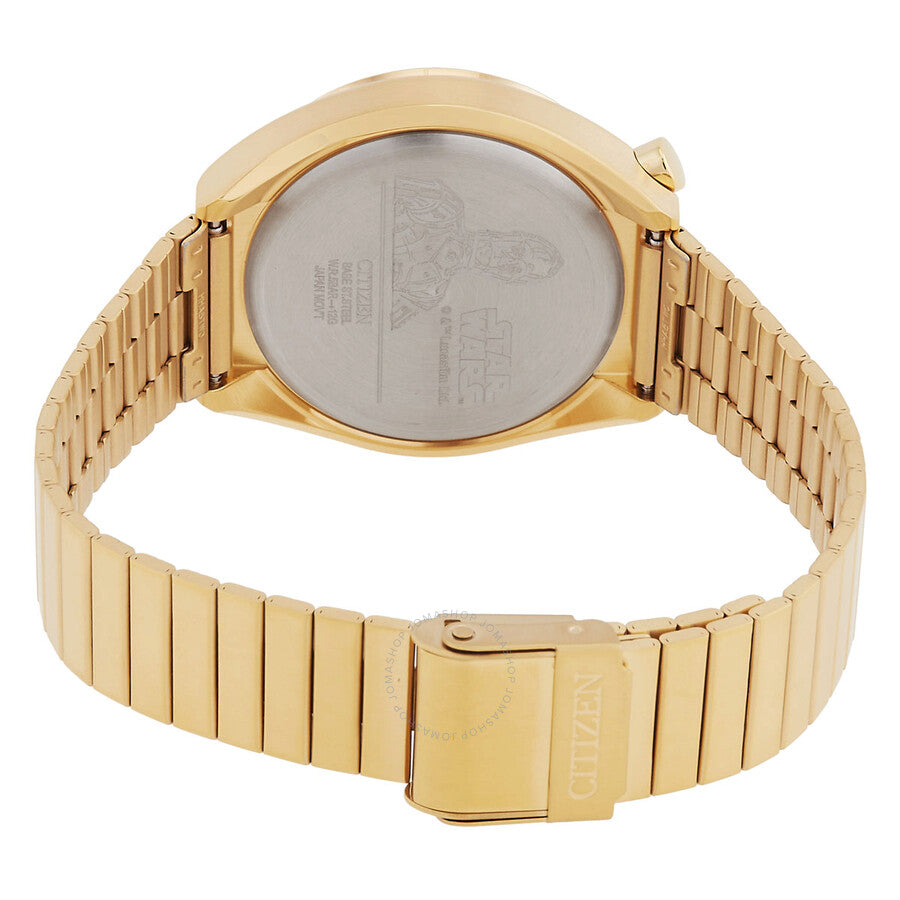 Citizen C-3PO Star Wars Chronograph Quartz Gold Dial Men's Watch AN3662-51W - Dawson Watches #3