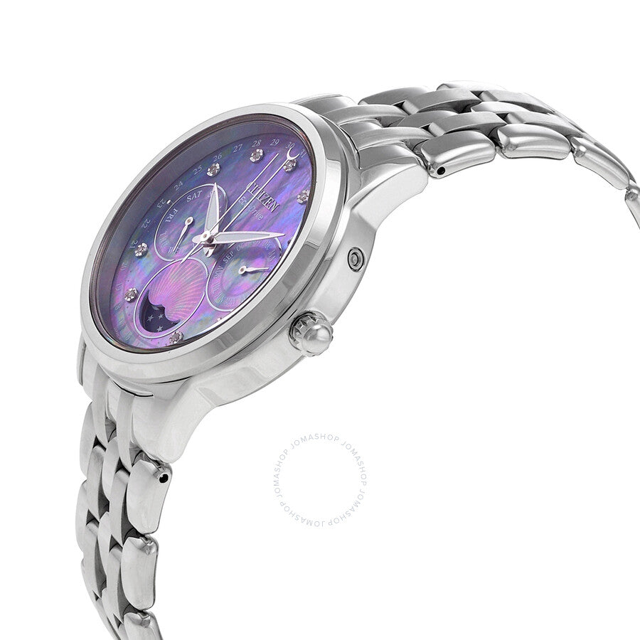 Citizen Calendrier Eco-Drive Chronograph Diamond Ladies Watch FD0000-52N - Dawson Watches #2