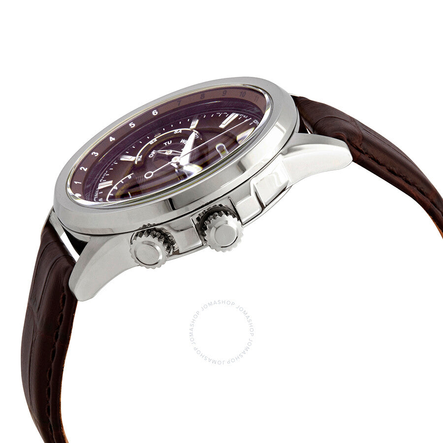 Citizen Calendrier World Time Eco-Drive Brown Dial Men's Watch BU2020-29X - Dawson Watches #2