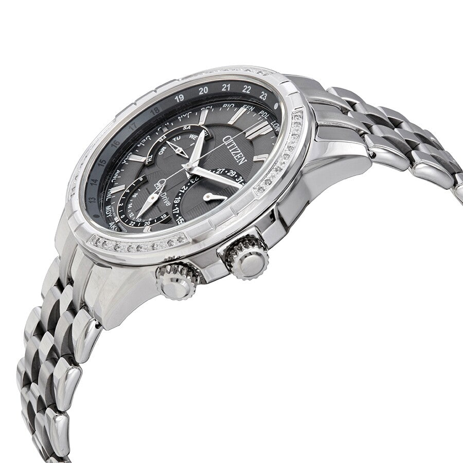 Citizen Calendrier World Time Grey Dial Men's Watch BU2080-51H - Dawson Watches #2
