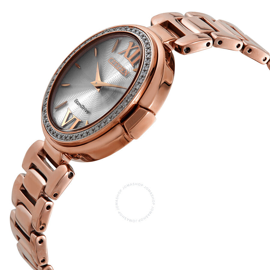 Citizen Capella Diamond Silver Dial Ladies Watch EX1503-54A - Dawson Watches #2