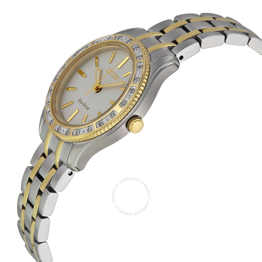 Citizen Carina White Dial Ladies Watch EM0244-55A - Dawson Watches #2