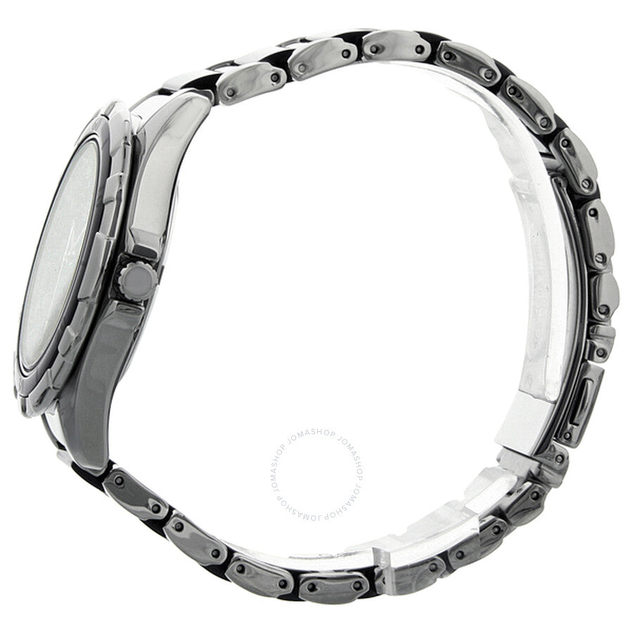 Citizen Ceramic Eco-Drive Diamond Black Dial Steel Black Ceramic Bracelet Ladies Watch EM0031-56E - Dawson Watches #3