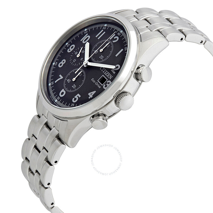 Citizen Chandler Black Dial Chronograph Eco-Drive Men's Watch CA0620-59H - Dawson Watches #2