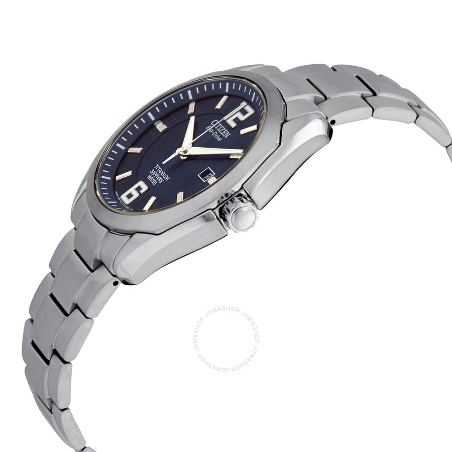 Citizen Chandler Blue Dial Titanium Men's Watch BM7080-54L - Dawson Watches #2