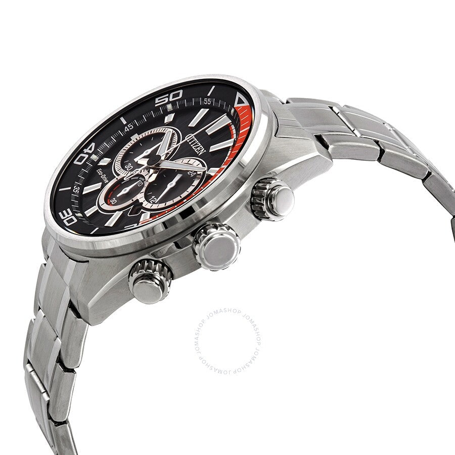 Citizen Chandler Eco-Drive Chronograph Black Dial Men's Watch CA4330-57E - Dawson Watches #2
