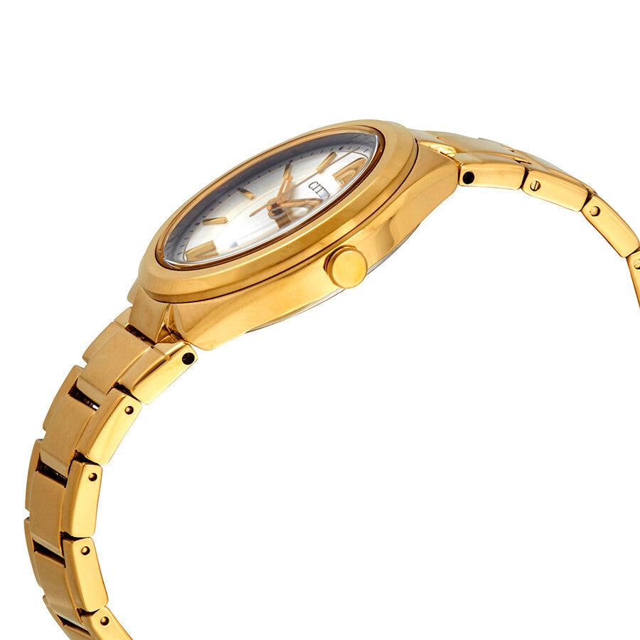 Citizen Chandler Silver Dial Yellow Gold-tone Ladies Watch FE6022-85A - Dawson Watches #2