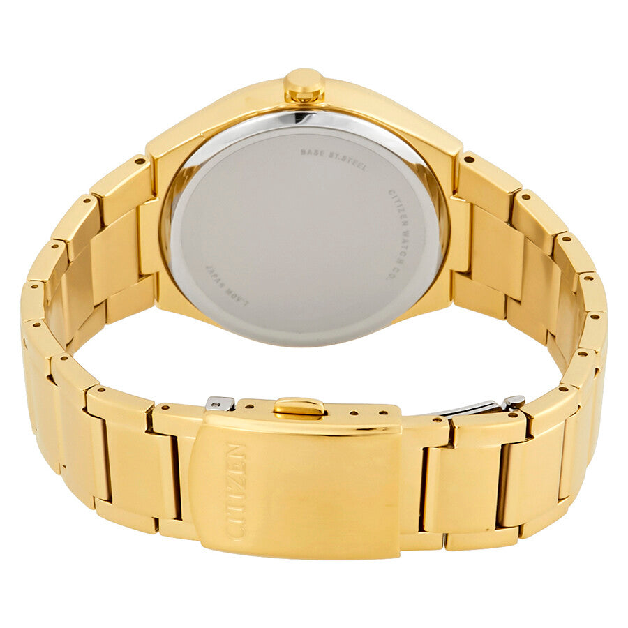 Citizen Chandler Eco-Drive Silver Dial Yellow Gold-plated Men's Watch AW1372-81A - Dawson Watches #3