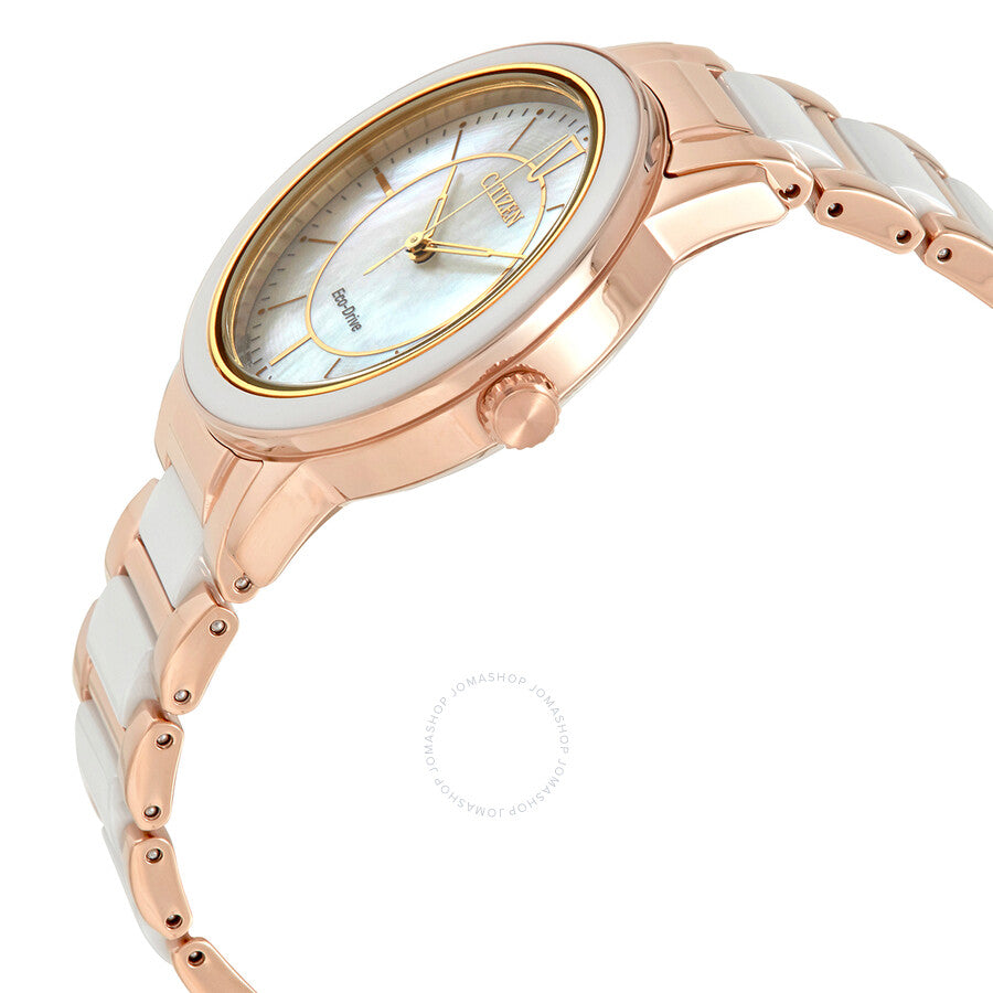 Citizen Chandler White Mother of Pearl Dial Ladies Watch EM0743-55D - Dawson Watches #2