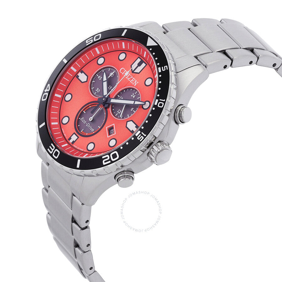 Citizen Chrono Sporty-Aqua Chronograph Orange Dial Men's Watch AT2560-84X - Dawson Watches #2