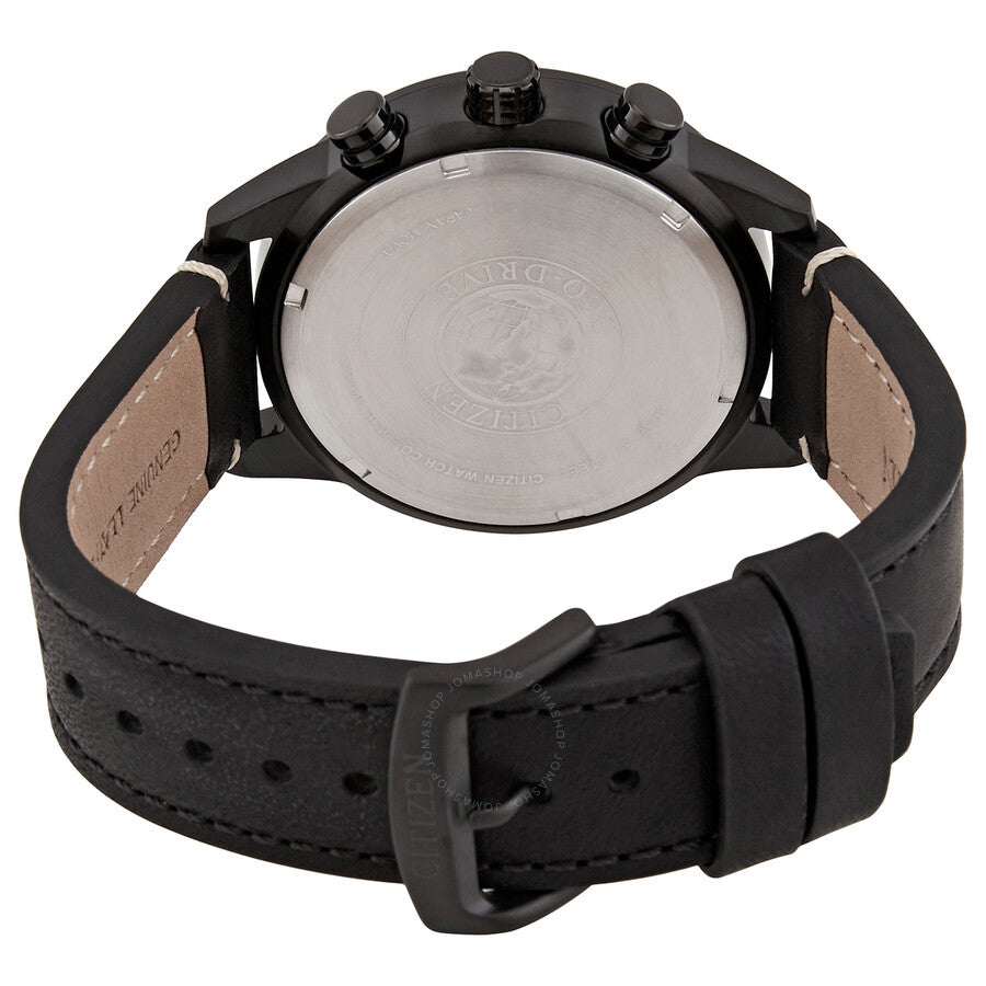 Citizen Chronograph Beige Dial Black-plated Men's Watch CA4425-10X - Dawson Watches #3
