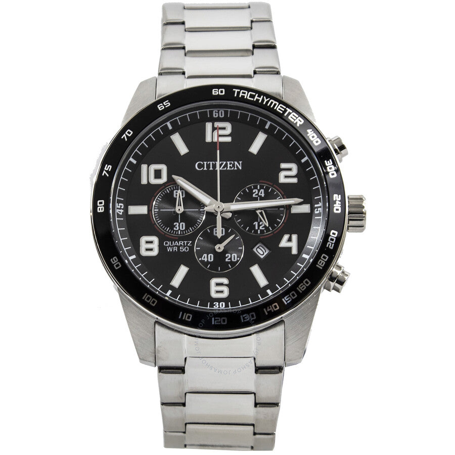 Citizen Chronograph Black Dial Men's Watch AN8180-55E - Dawson Watches