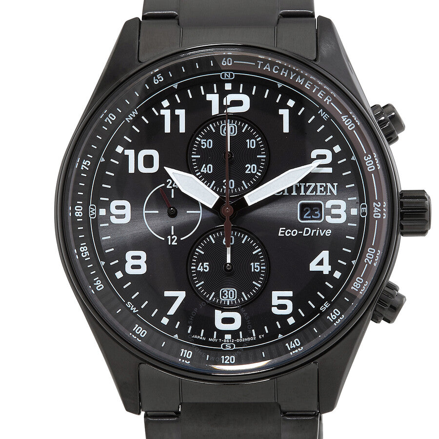 Citizen Chronograph Black Dial Men's Watch CA0775-79E - Dawson Watches #4