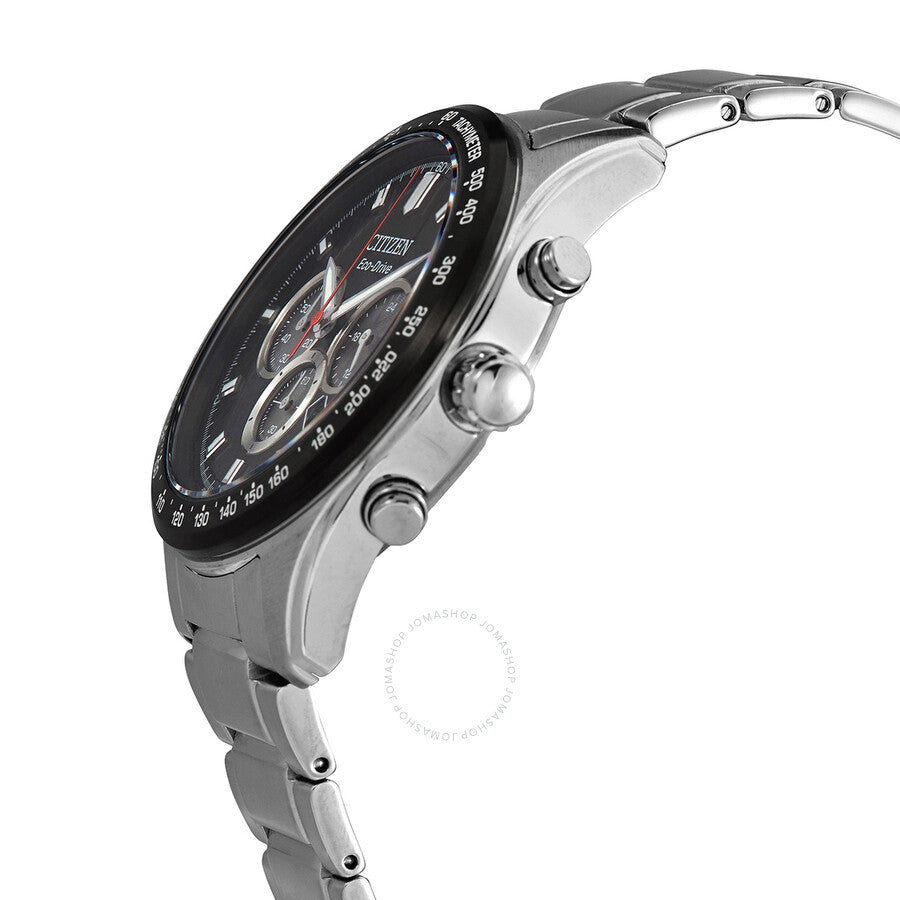 Citizen Chronograph Black Dial Stainless Steel Men's Watch CA4454-89E - Dawson Watches #2
