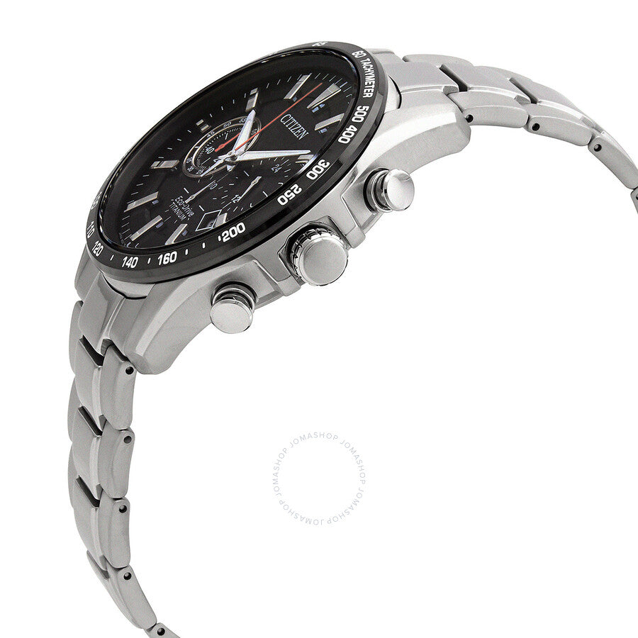 Citizen Chronograph Black Dial Titanium Men's Watch CA4444-82E - Dawson Watches #2
