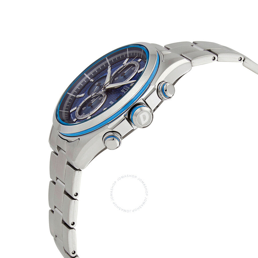 Citizen Chronograph Blue Dial Stainless Steel Men's Watch CA0430-54M - Dawson Watches #2