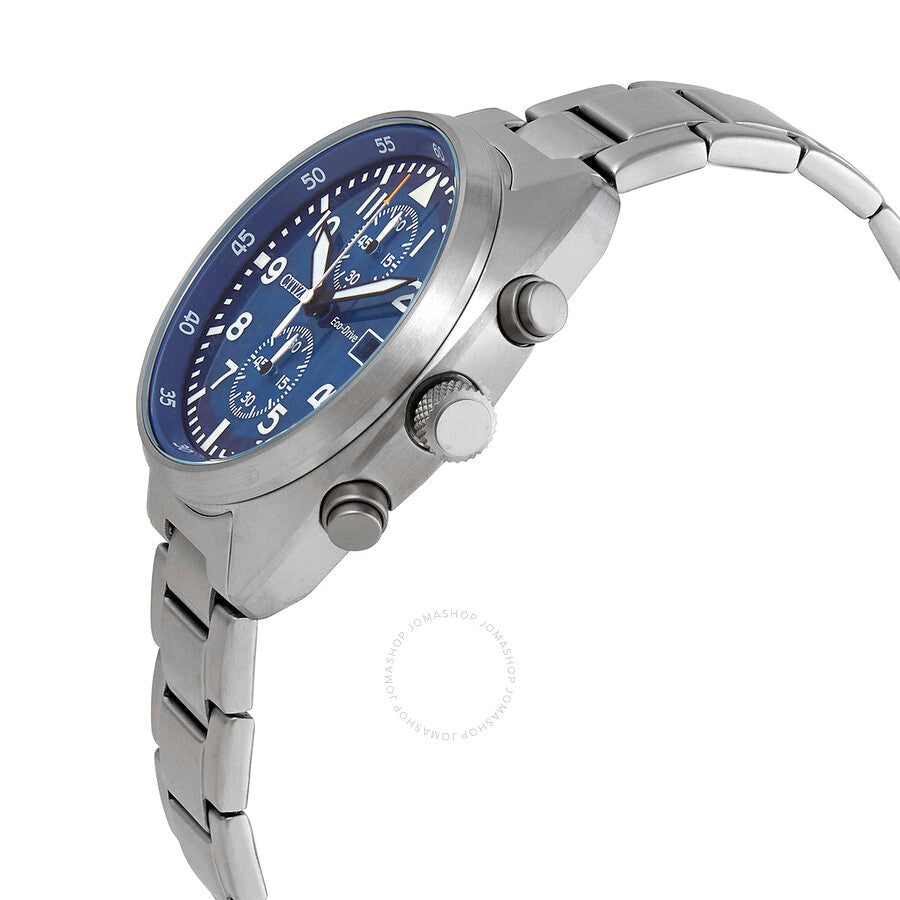 Citizen Chronograph Blue Dial Stainless Steel Men's Watch CA7040-85L - Dawson Watches #2