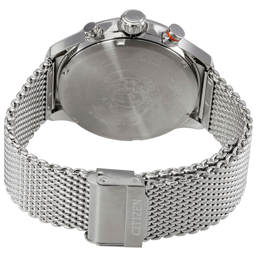 Citizen Chronograph Blue Dial Stainless Steel Mesh Men's Watch CA7011-83L - Dawson Watches #3