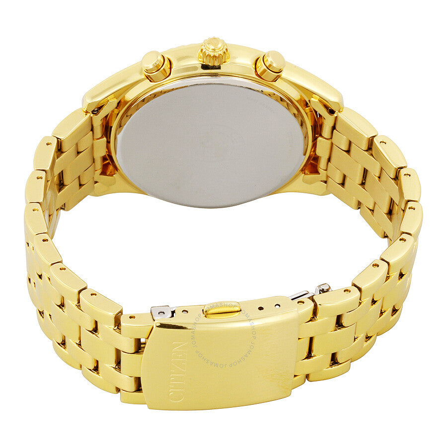 Citizen Chronograph Champagne Dial Gold-Tone Stainless Steel Ladies Watch FB1362-59P - Dawson Watches #3