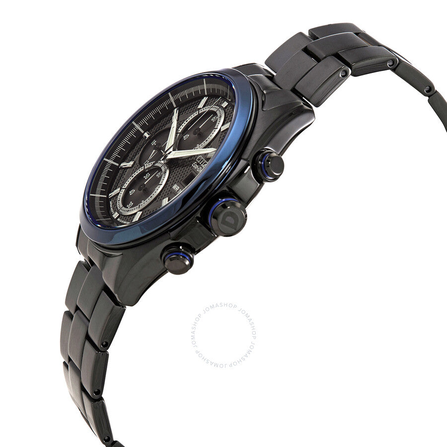 Citizen Chronograph Eco-Drive Black Dial Men's Watch CA0438-52E - Dawson Watches #2