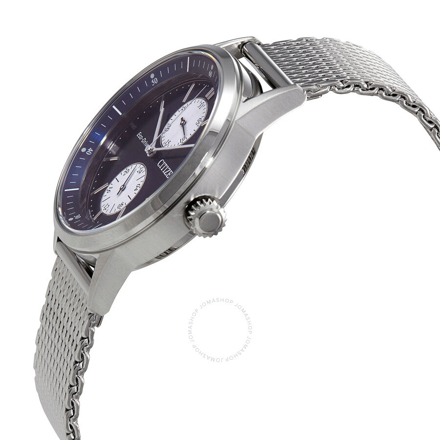 Citizen Chronograph Eco-Drive Blue Dial Men's Watch BU3020-82L - Dawson Watches #2