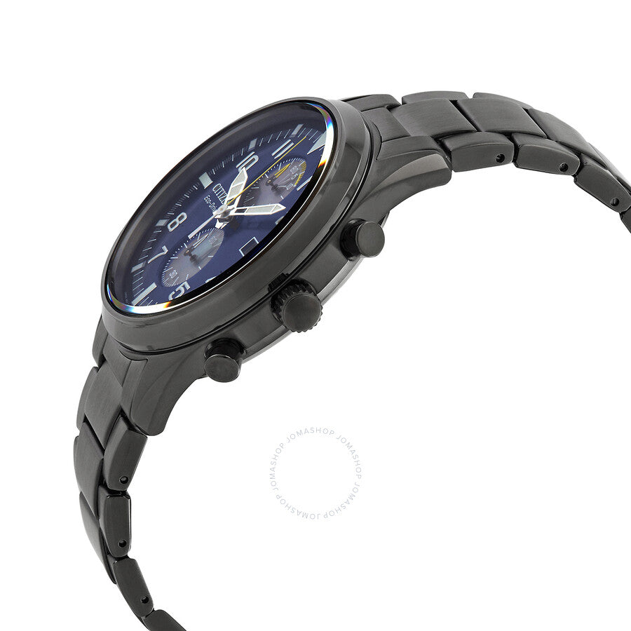 Citizen Chronograph Eco-Drive Blue Dial Men's Watch CA7027-83L - Dawson Watches #2