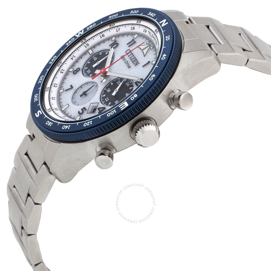 Citizen Chronograph Eco-Drive White Dial Men's Watch CA4554-84H - Dawson Watches #2