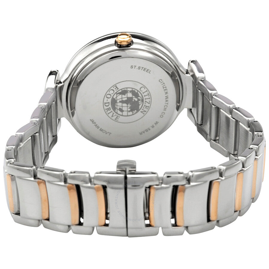 Citizen Chronograph Mother of Pearl Crystal Dial Ladies Watch FD1106-81D - Dawson Watches #3