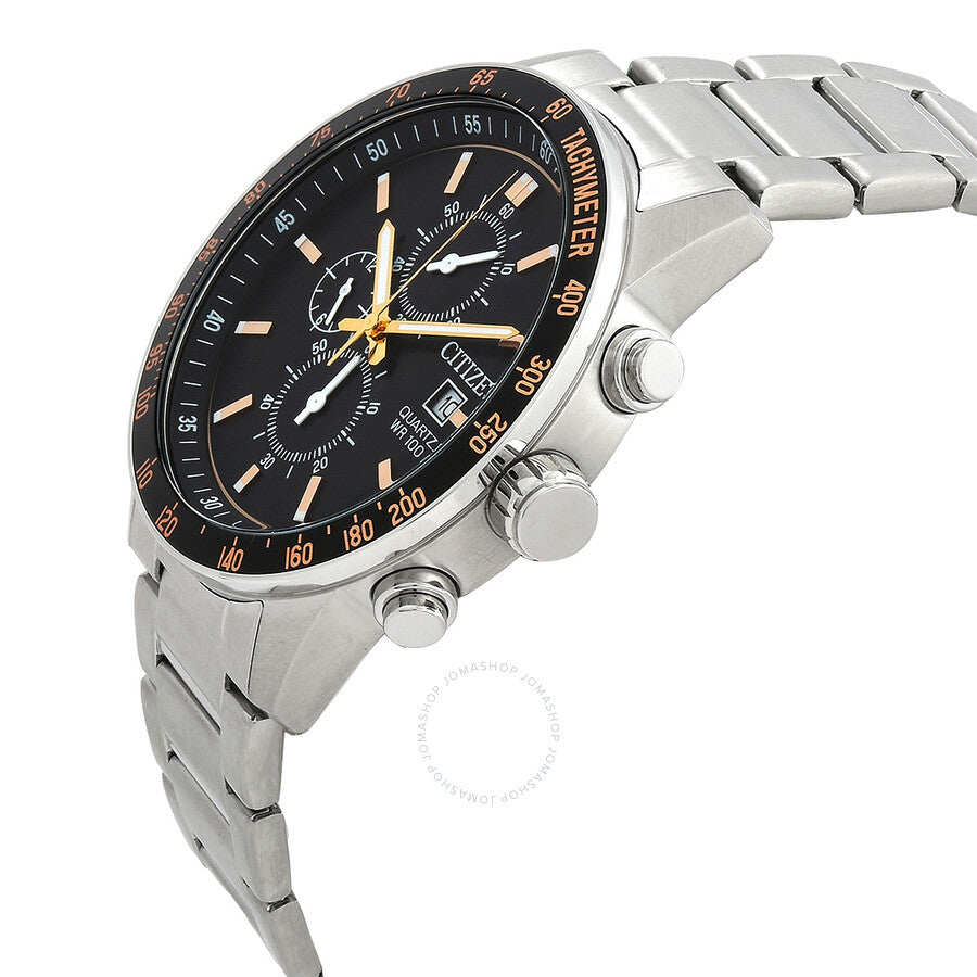 Citizen Chronograph Quartz Black Dial Men's Watch AN3681-57E - Dawson Watches #2