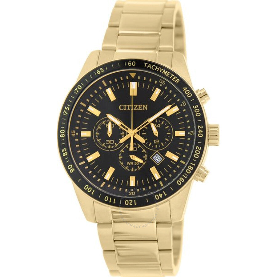 Citizen Chronograph Quartz Black Dial Men's Watch AN8072-58E - Dawson Watches