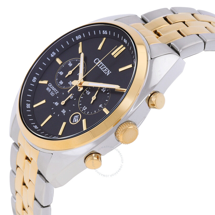 Citizen Chronograph Quartz Black Dial Men's Watch AN8214-55E - The Watches Men & Co #2