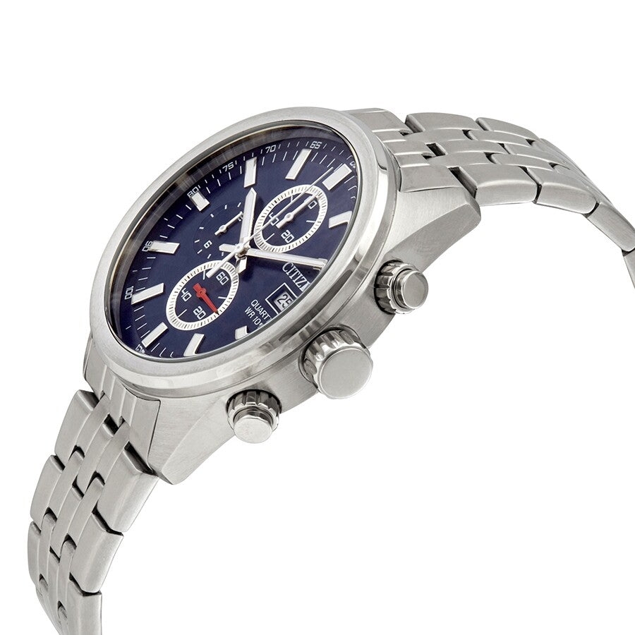 Citizen Chronograph Quartz Blue Dial Men's Watch AN3620-51L - Dawson Watches #2
