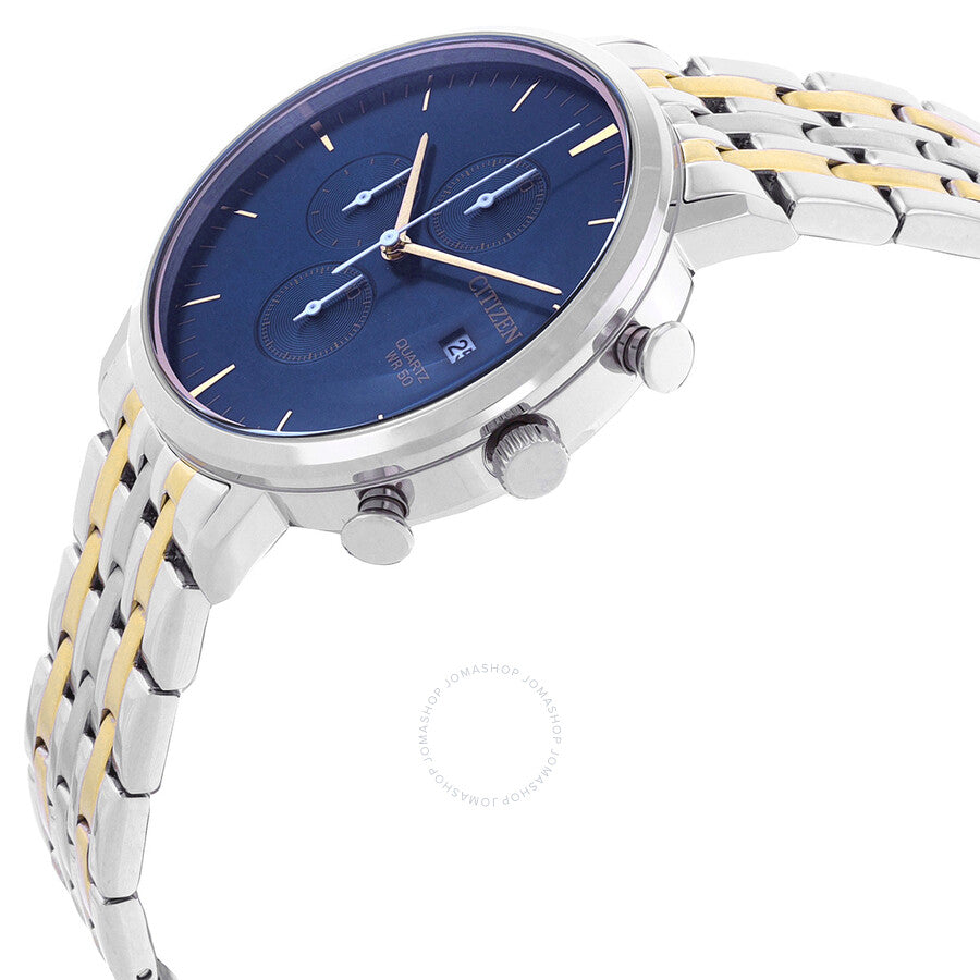 Citizen Chronograph Quartz Blue Dial Men's Watch AN3614-54L - Dawson Watches #2