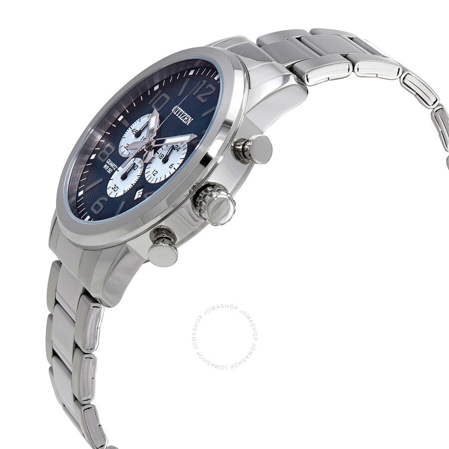 Citizen Chronograph Quartz Blue Dial Men's Watch AN8050-51M - The Watches Men & Co #2